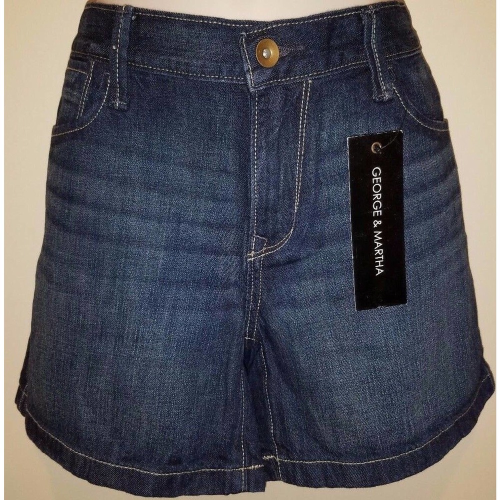 George and Martha Women's Denim Shorts Size 35 NWT